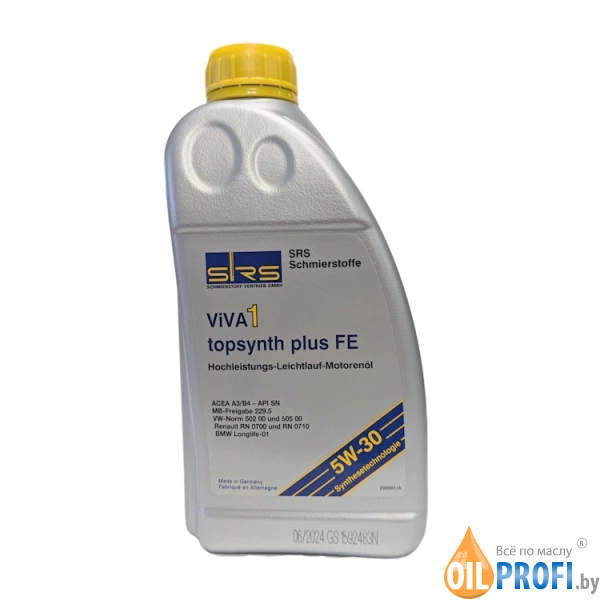 SRS ViVA 1 topsynth plus FE 5W-30 1л